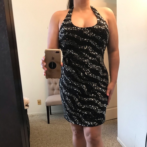 Adrianna Papell Sequin Dress - Picture 4 of 4